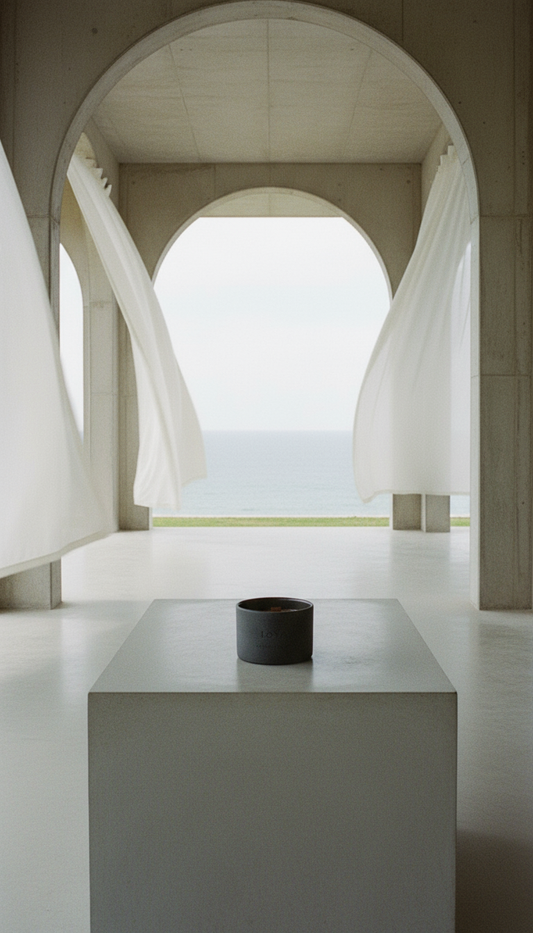 LoYA Coffee Candle with Frankincense oil - 450g